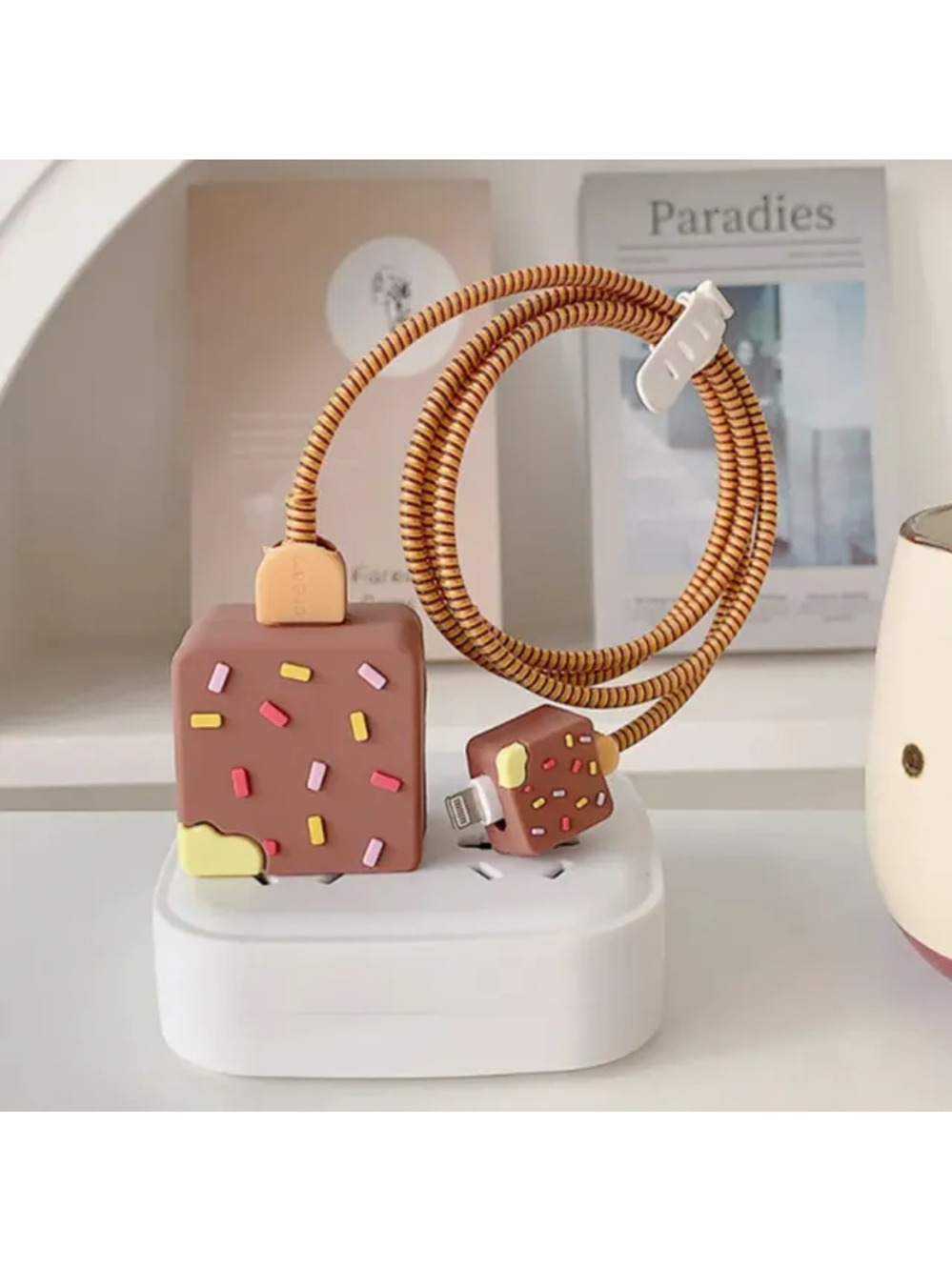 Chocolate Cookies  iPhone Charger Cover Cable Protectors P33